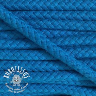 Cordon coton 8 mm blue