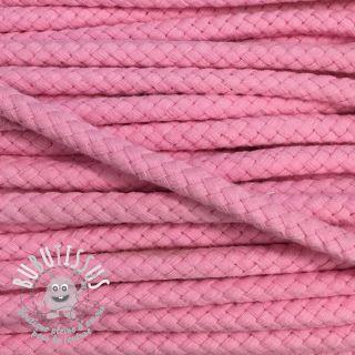 Cordon coton 8 mm light pink