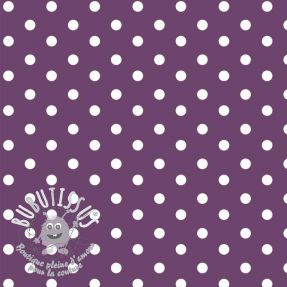 Tissu coton Dots purple