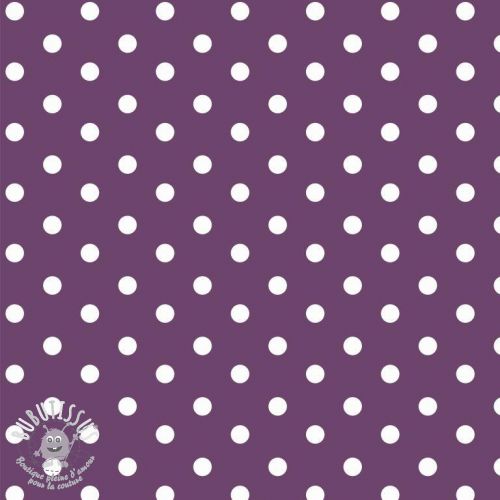 Tissu coton Dots purple