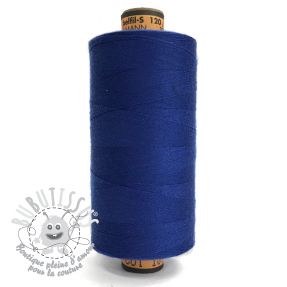 Fil a coudre polyester Amann Belfil-S 120 bleu foncé