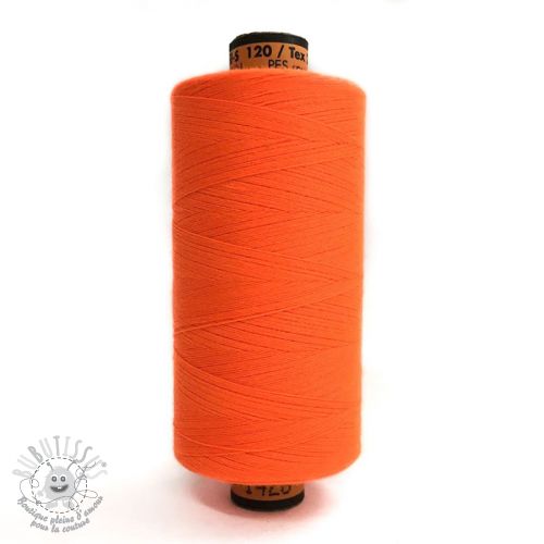 Fil a coudre polyester Amann Belfil-S 120 orange néon