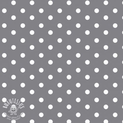 Tissu coton Dots grey