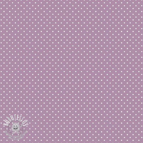 Tissu coton Petit dots lilac