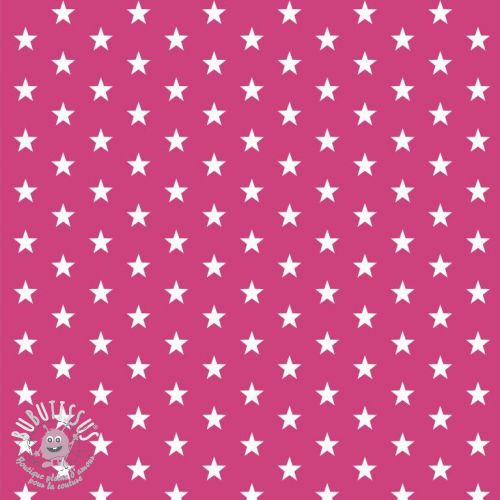 Tissu coton Petit stars pink