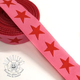 Ruban Stars pink/red