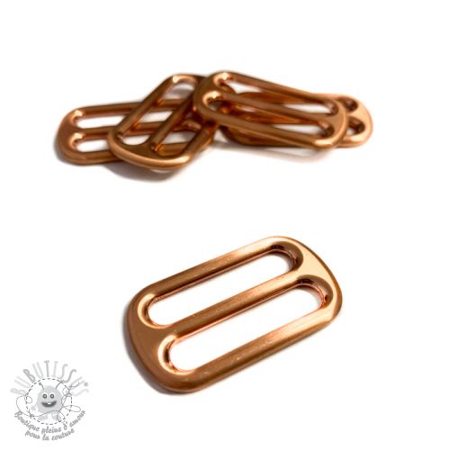 Boucle coulisse 25 mm copper