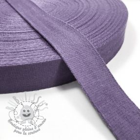Sangle coton 4 cm lavender