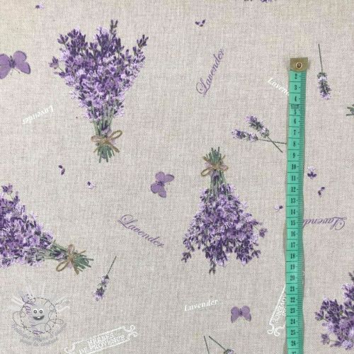 Tissu déco Linenlook Lavender