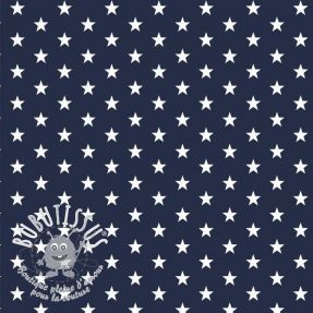 Tissu coton Petit stars navy