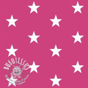 Tissu coton Stars pink