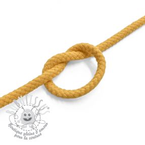 Cordon coton5 mm ochre